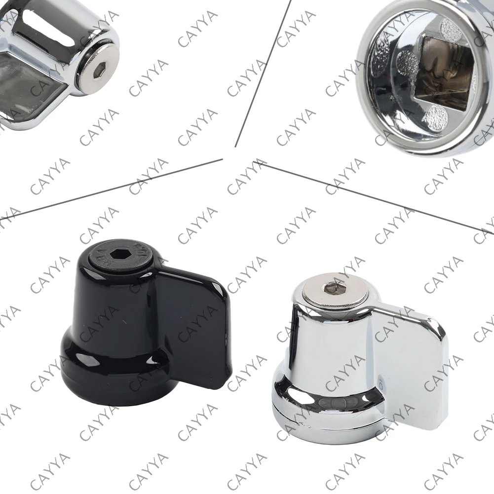 Perilla de cierre de combustible para motocicleta con tornillo cromado/negro para Honda VT1100C Shadow Spirit VT750C Shadow ACE 1100 750 plástico ABS