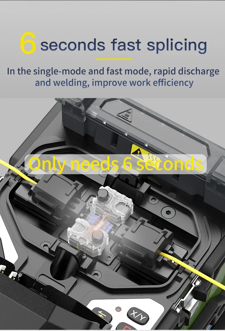 핫 세일 FX39 6모터 자동 코어 투 코어 정렬 접합기 광섬유 융합 접합기