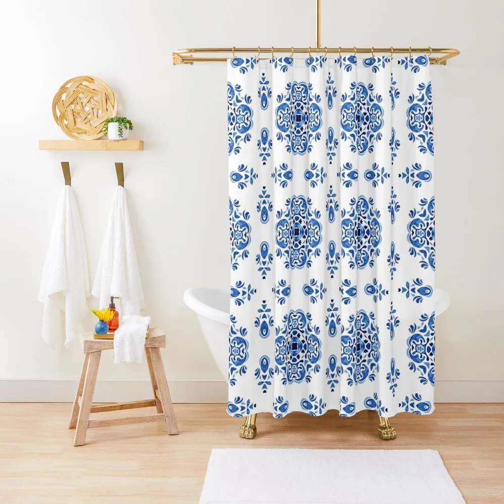 Copy of Mediterranean Lifestyle 8 Shower Curtain Anime Shower Anime Bathroom Curtain