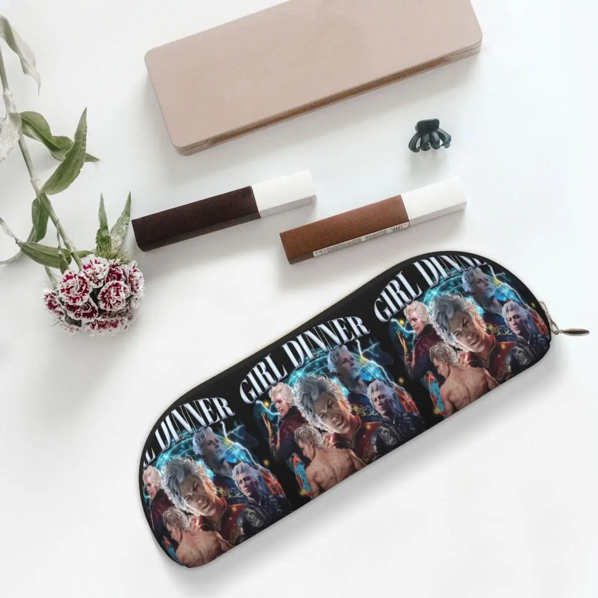 Astarion فتاة عشاء مقلمة حامل قلم تخزين القرطاسية لوازم سعة كبيرة صندوق القلم حقيبة أقلام رصاص للبنين بنات مدرسة