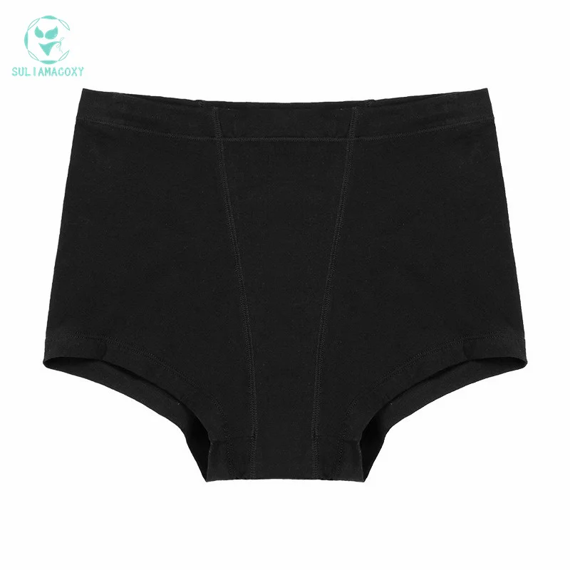 4-layer Menstrual Panties Cotton High Waist Absorbent Leakproof Women\'s Period Underwear