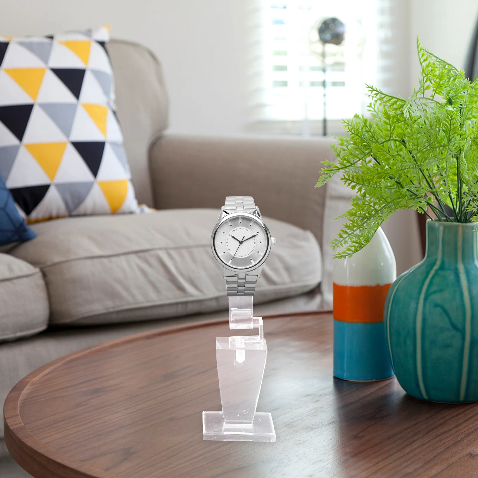 

Acrylic Watch Stand Display Rack Jewelry Holder for Men Women Bracelet Organizer Durable Watch Display Jewelry Stand