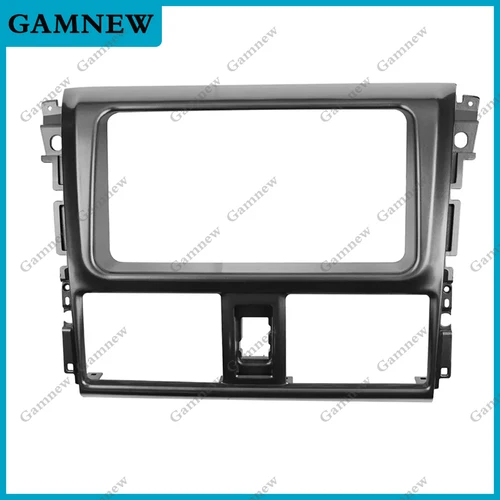 Imagen 2 del producto Panel de marco de Radio Fascia para coche, 7 pulgadas, Kit de salpicadero, instalación de consola de montaje, adaptador estéreo Facia, para Toyota Yaris Vios 2013-2016