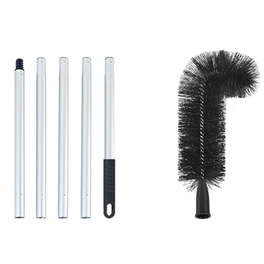 

Телескопическая щетка для чистки желобов, удаление листьев, мусора, регулируемый угол для труднодоступных зон, инструменты для очистки желоба