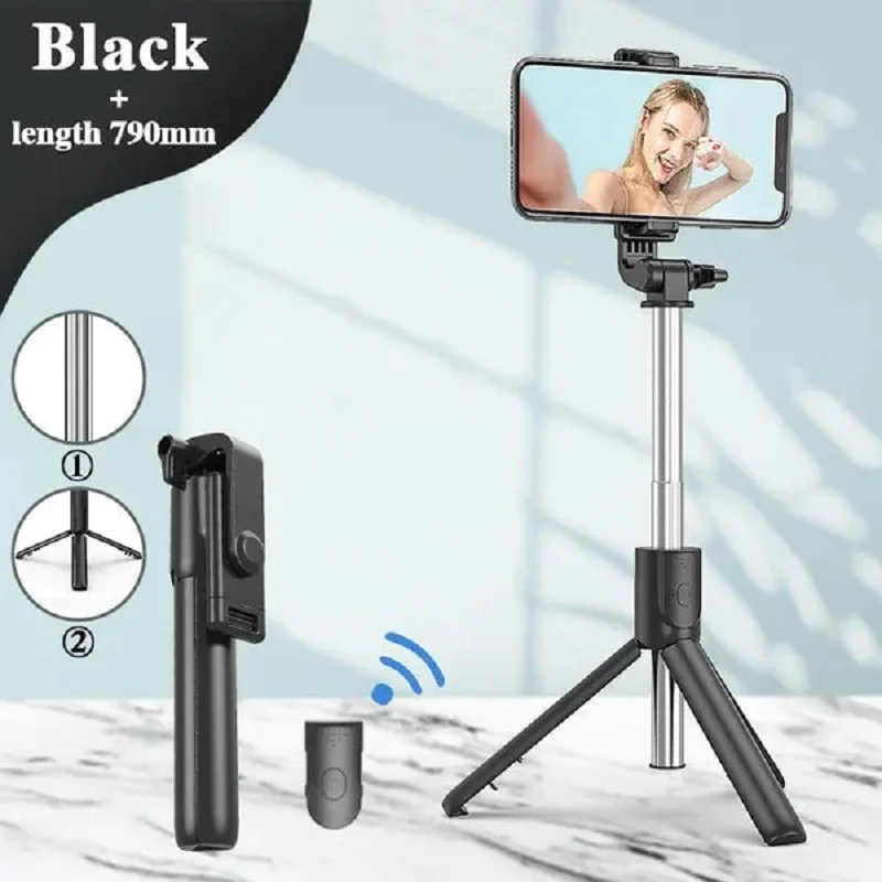 

6 In 1 Wireless Bluetooth Selfie Stick Tripod Mobile Phone Self-timer Beauty Fill Light Short Video Live Desktop Tripod Lengthen