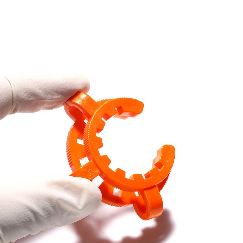 Lab Plastic 9 pcs Keck Clamp10/12/14/19/24/29/34/40/45mm for Glass Standard Conical Interface Clip Ground Glass Joint