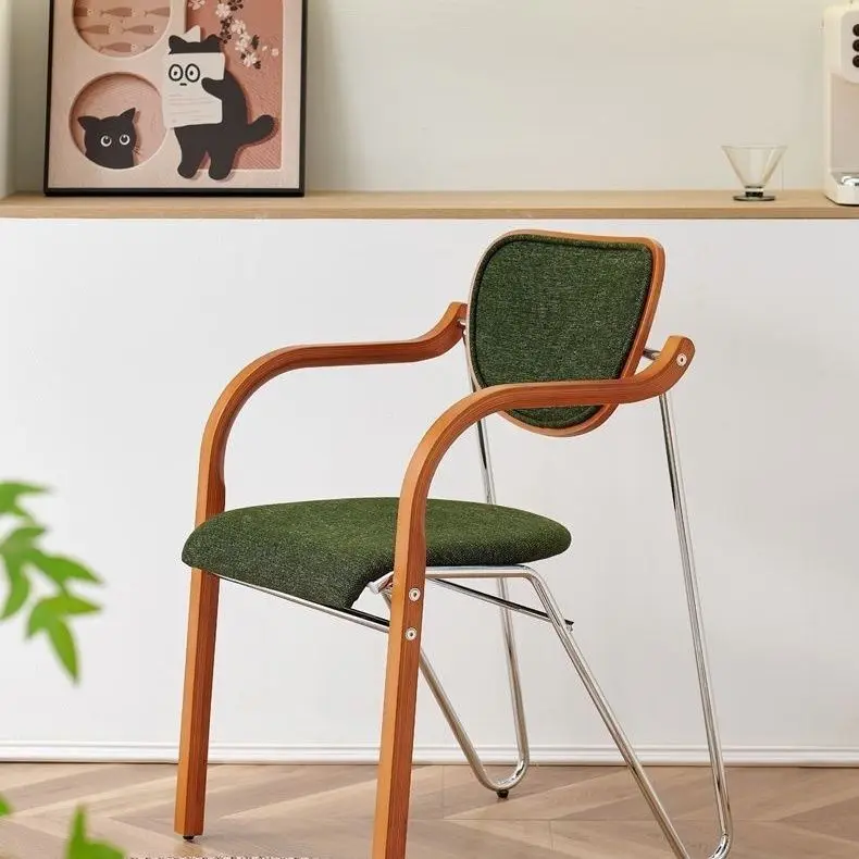 Medieval, light luxury, dining chair, home, backrest, French, solid wood, stool, designer, retro, simple, chair