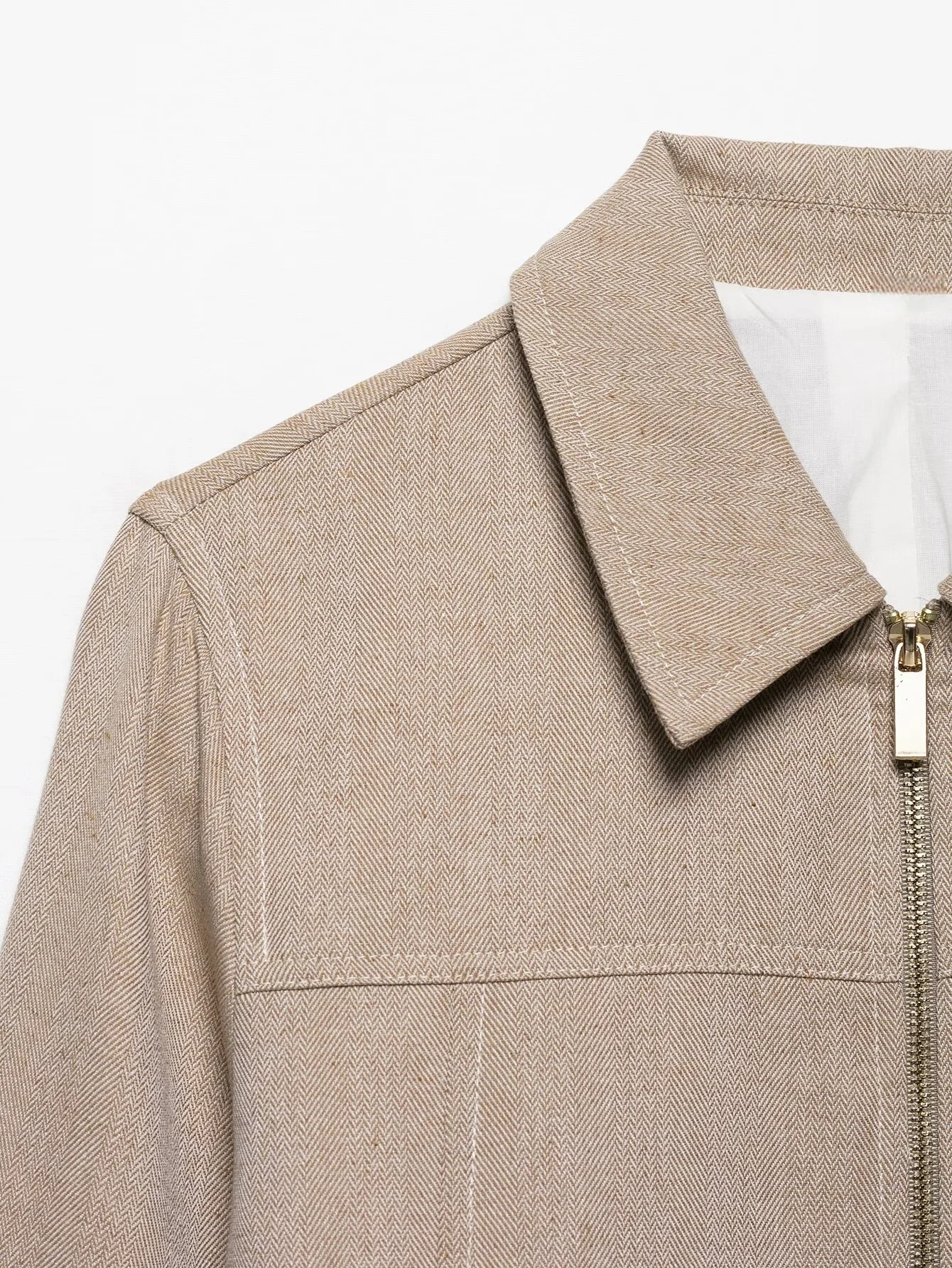 2025RARA متعرجة حك الحد الأدنى ركاب عادية طويلة الأكمام التلبيب سترة قصيرة مع عالية الخصر مستقيم بناطيل كاجوال