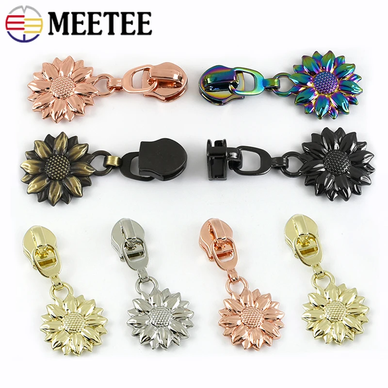 

10-50Pcs 5# Zipper Puller for Nylon Zips Bag Garment Closure Decorative Zip Slider Repair Kit Sewing Zippers Pull Head Accessory