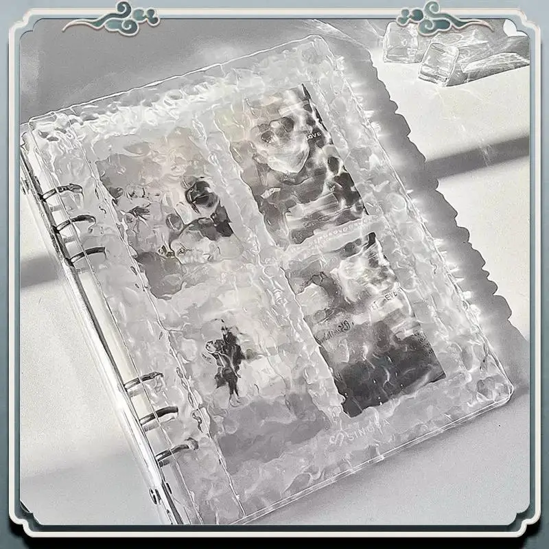 A5 อะคริลิคใสหลวมอัลบั้มรูป 6 อะคริลิคอัลบั้ม Binder Photocard Binder