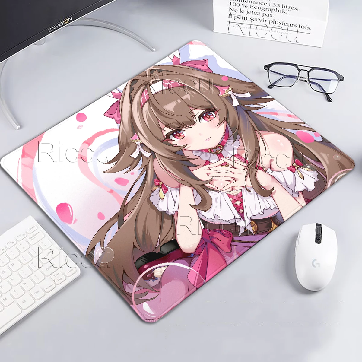 Ye Shunguang Mouse Pad Zenless Zone Zero Anime Girl Mousepad Game Pc Accessories ZZZ Office Keyboard Desk Mat XS E-Sports Mats