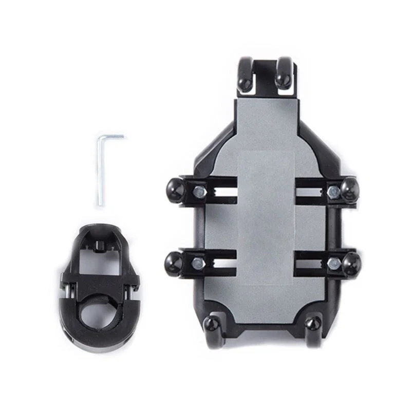 حامل الهاتف الذكي للدراجات النارية قابل للتعديل يقدم قبضة موثوقة للملاحة الآمنة وحامل الهاتف المحمول العالمي لهاتف IPhone