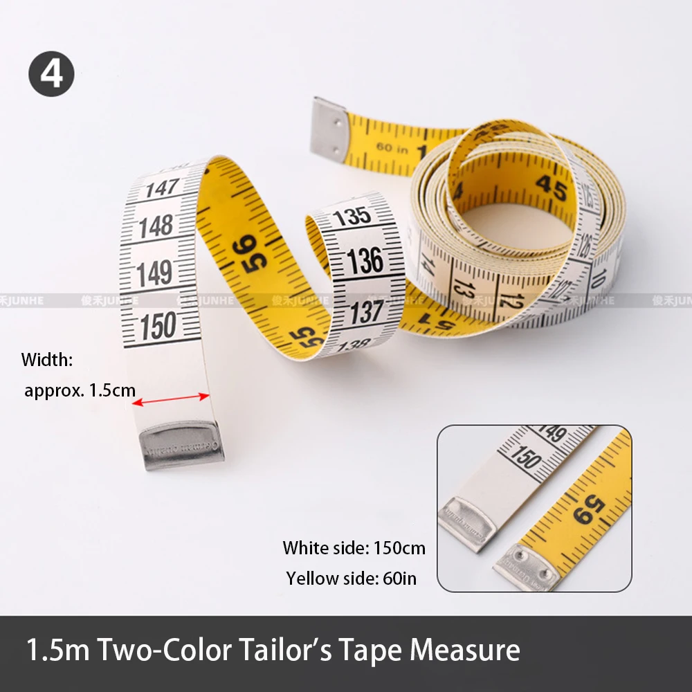 Soft Tape Measure Dual Scale CM IN 300cm 120in High Precision Fiberglass Durable Body Sewing Craft Stainless Easy Read Ruler - view 3