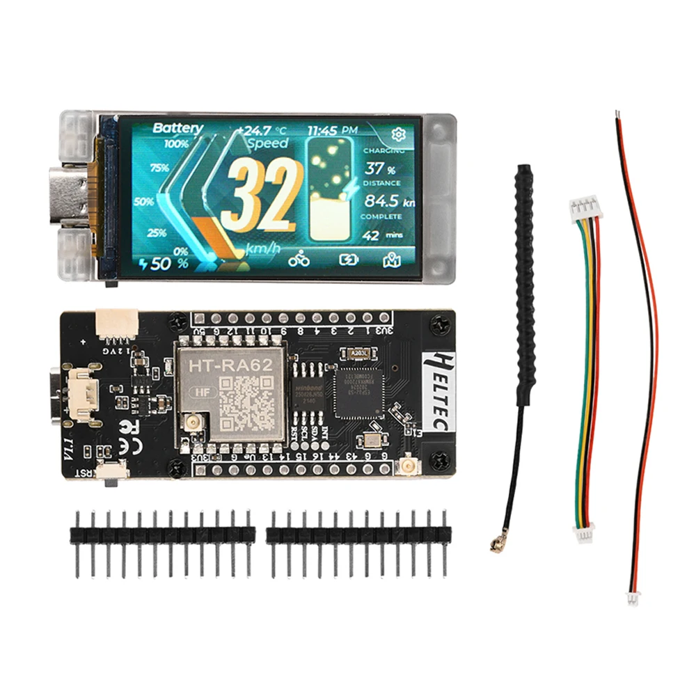 

ESP32-S3R8 Протокол LoRaWAN Lorawan Bluetooth-совместимая плата разработки Wi-Fi с 1,9-дюймовым TFT HT-VMT190 модулем 433 МГц-928 МГц