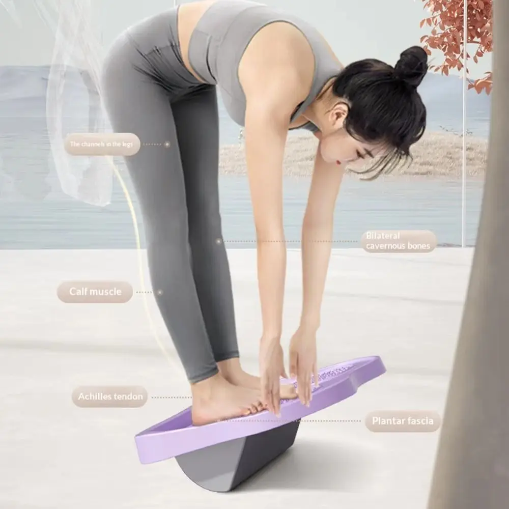 Adjustable Calf Stretching Board Non-slip 9 Levels Ankle Mobility Slantboard Large Load Bearing Triangular Structure