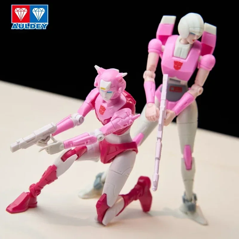AULDEY Transformers Arcee e Elta-1 Figure posizionabili - Collezione di modelli di robot articolati delle sorelle Autobot, regalo per bambini