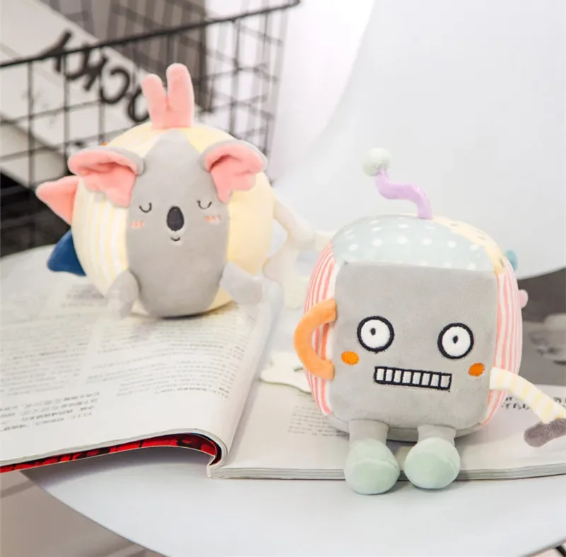 [Funny]Robot Koala Plush doll Toy Butterfly Rattle Comforter soothing baby Toy Baby Stuffed Animals doll Christmas Gift For Kids