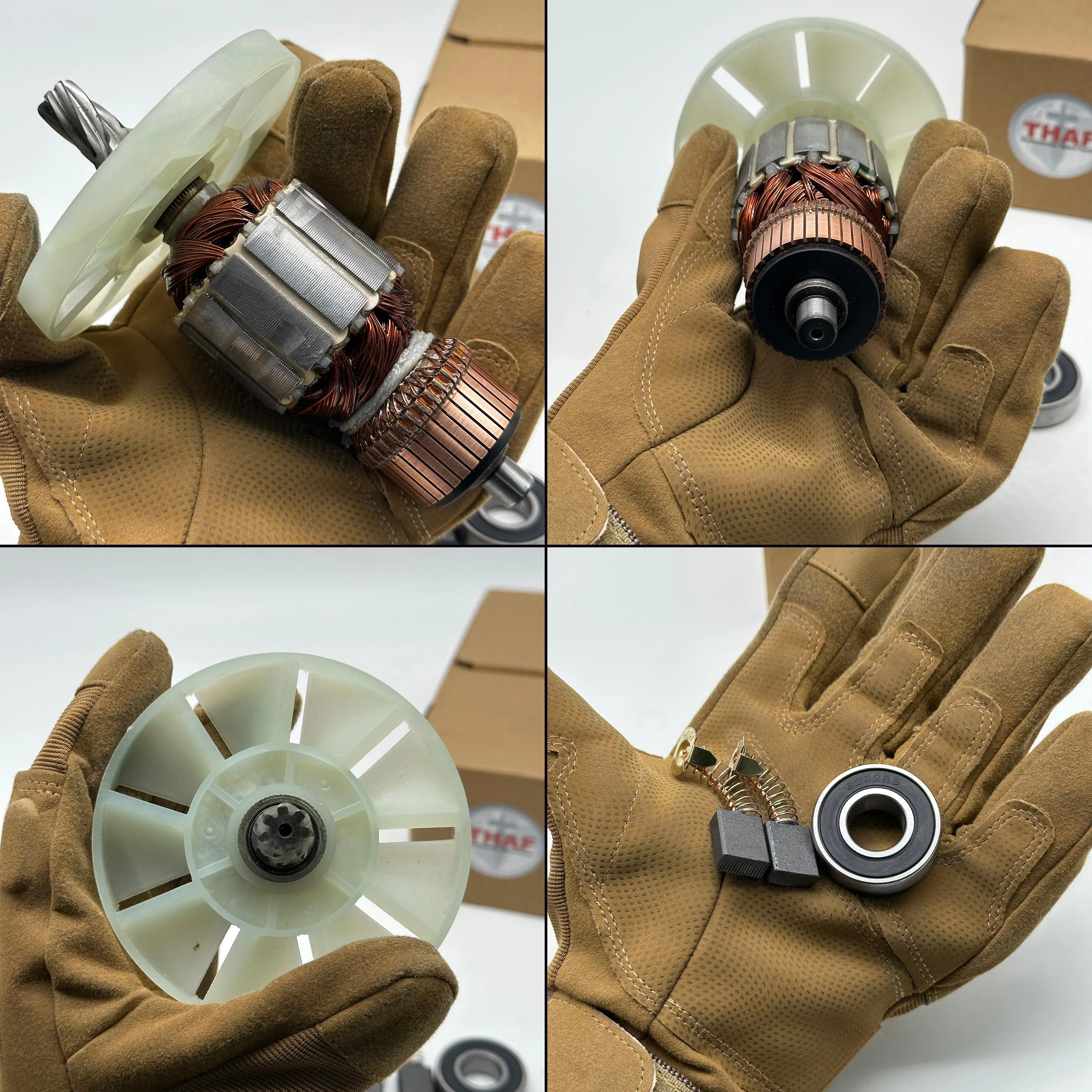 AC220-240V Armature Rotor Anchor สําหรับ MAKITA ค้อนรื้อถอน HM1201 514719-0