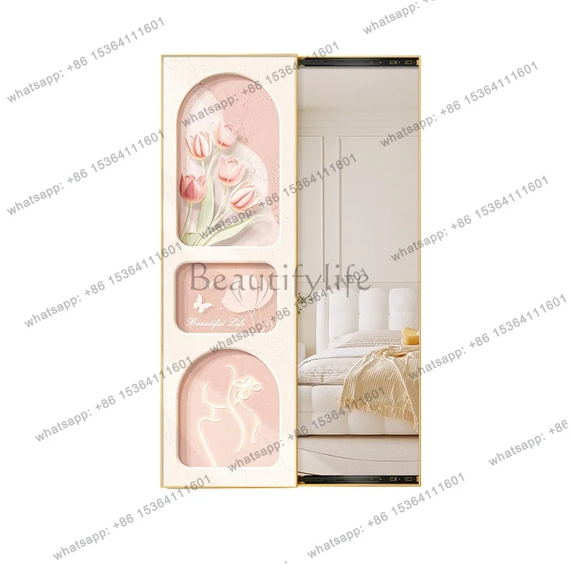 Best Sellers Personalised Decoration Mirror Decor Antique Girl Compact Standing Mirror Wall Bedroom Makeup Custom Espelho Banhei