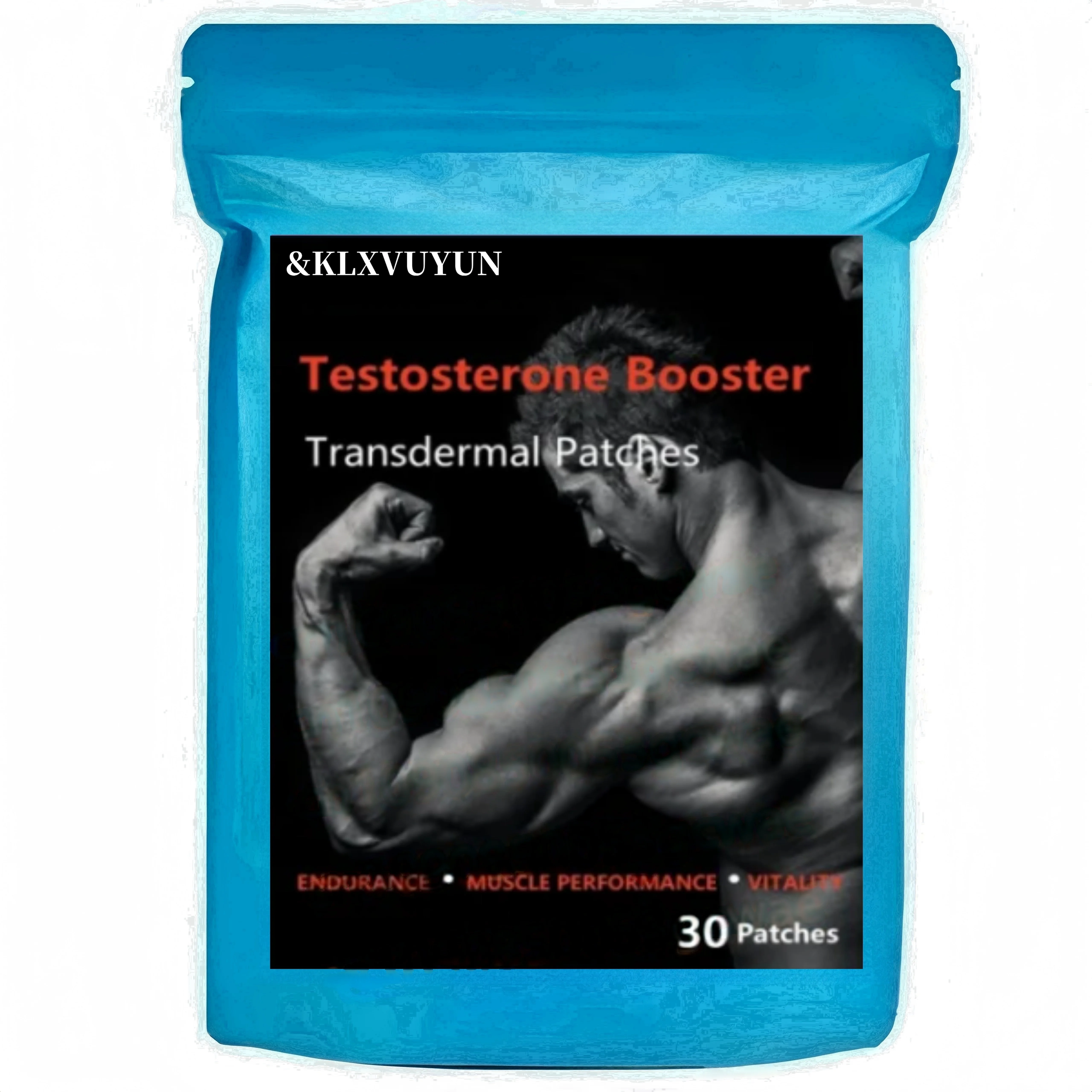 Testosterone Booster Transdermal Patches For Men, Maca, Ginseng, Saw Palmetto