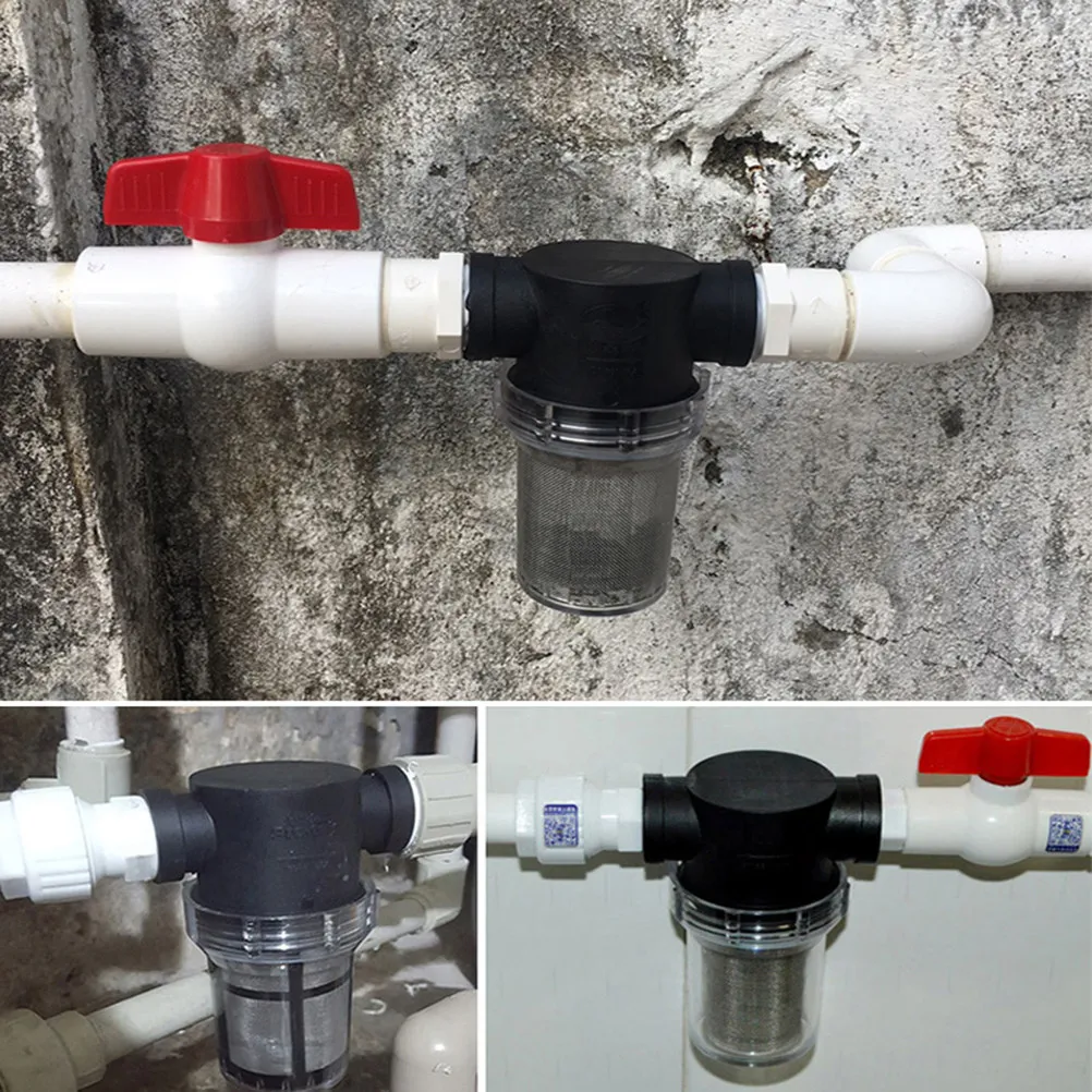 Garden Hose Water Filter Attachment High Grade Durable Mesh Screen Filter Protect Pressure Washer Pump 25 PVC 40 Mesh