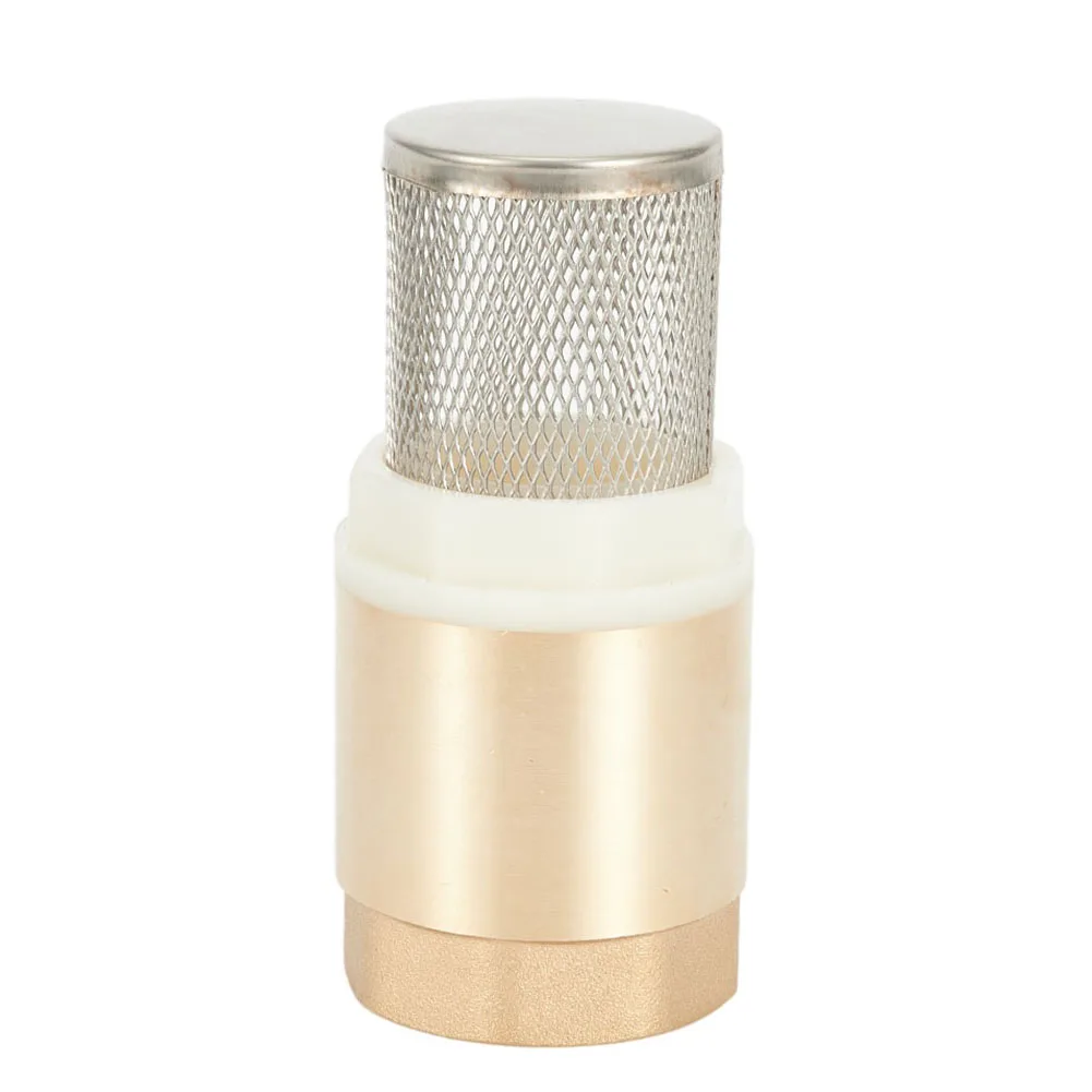 

Brass Foot Valve DN25 With Check Valve Stainless Steel Basket Suction Basket Thread Foot Valve Home Improvement Hardware