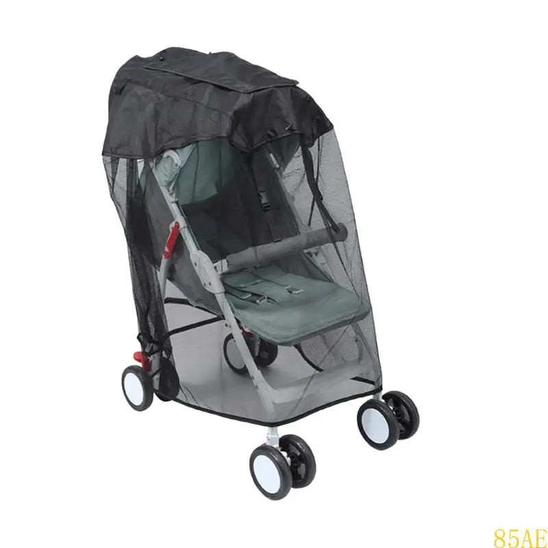 

85AE Newborns Baby Strollers Sunshade Canopy Protections Pram Cart Windproof Guard
