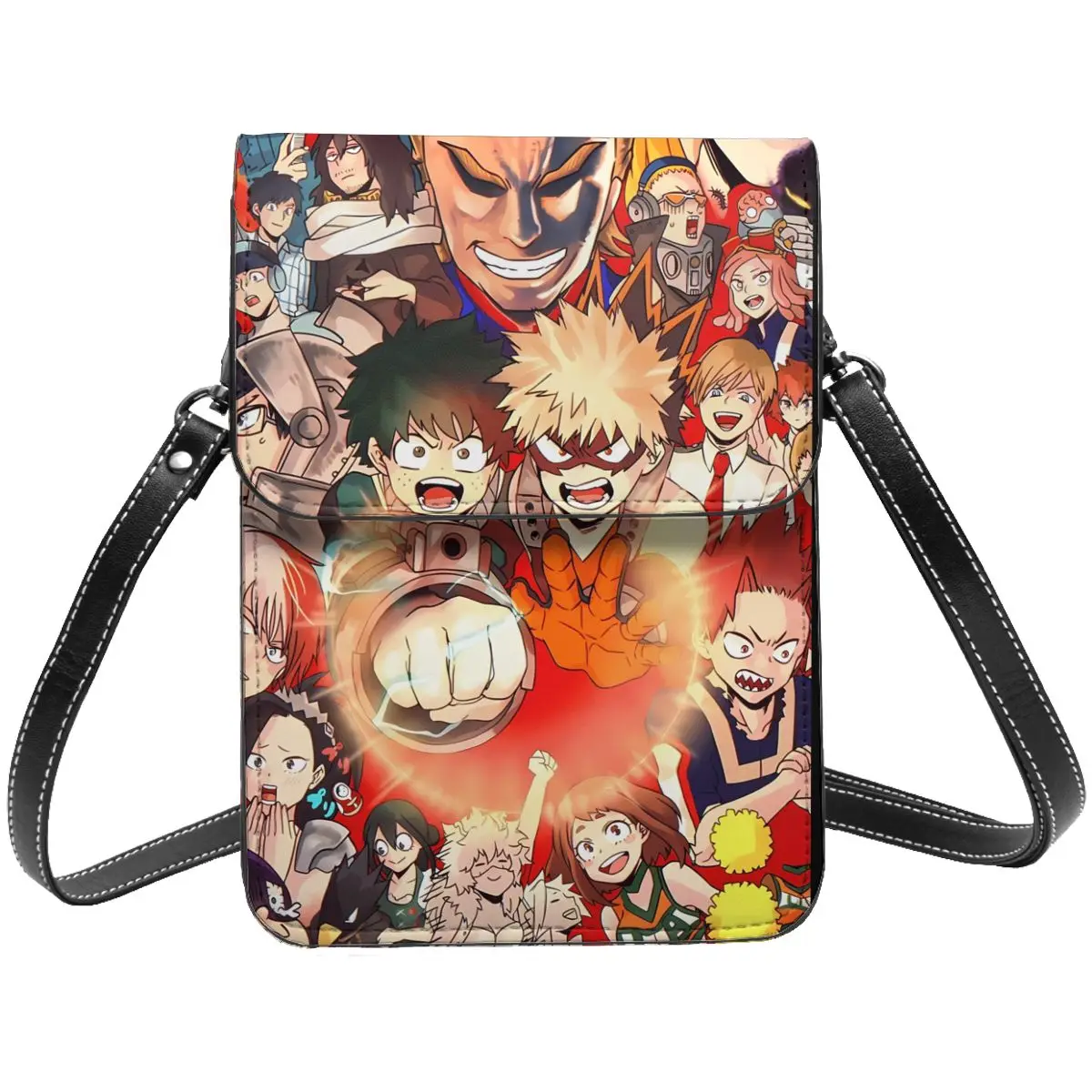 Anime Shoulder Bag Fashion My Hero Academias Business Female Mobile Phone Bag Gifts Aesthetic Leather Bags