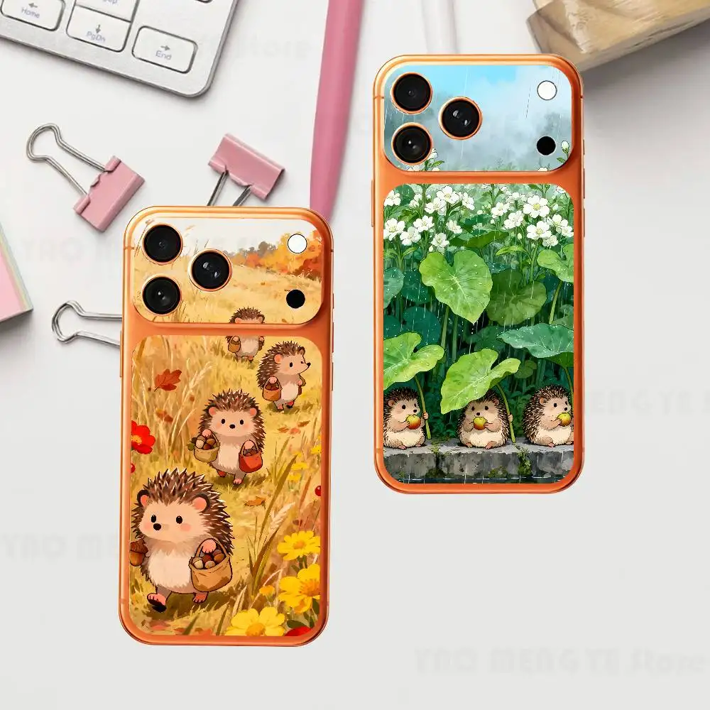 

Cut Art Hedgehog For IPhone 17 Pro ProMax Full Back Cover Decal Wrap Skin Rear Protective Sticker Film