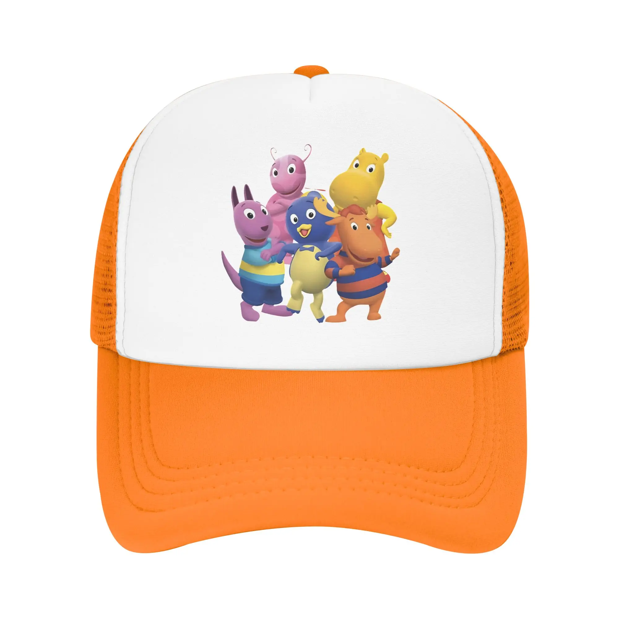 Summer Cooling Pablo Backyardigans Mesh Cap Unisex  Adjustable Foam Trucker Hats For Casual Headwear