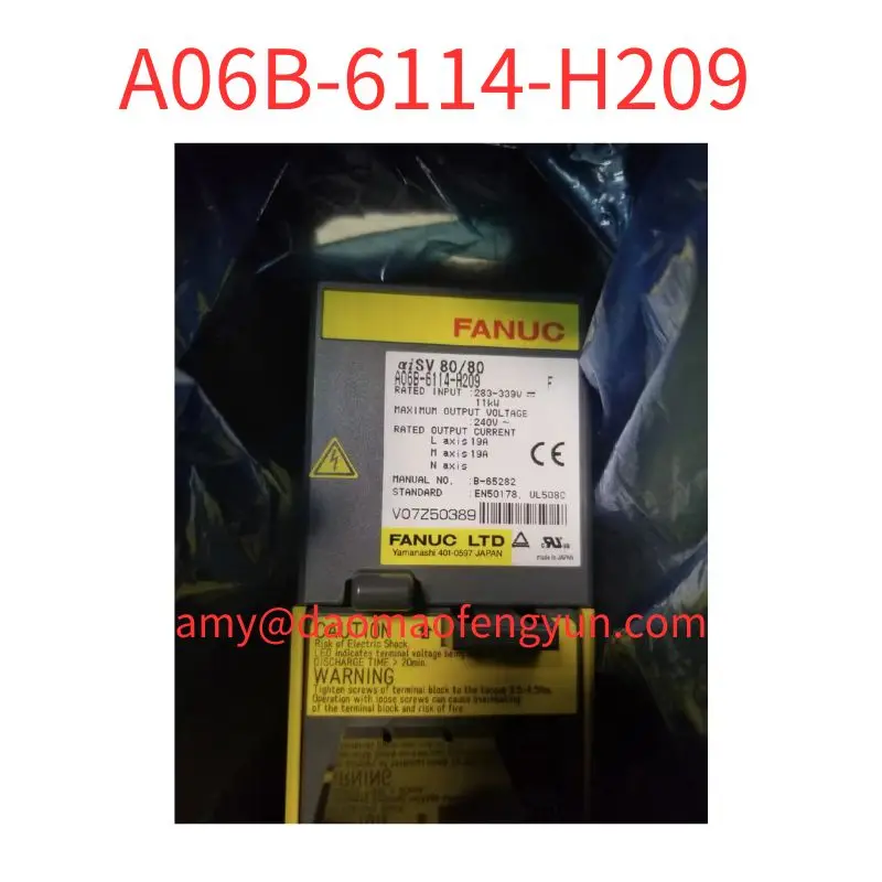 Brand new  A06B-6114-H209  Fanuc  Drive    A06B 6114 H209