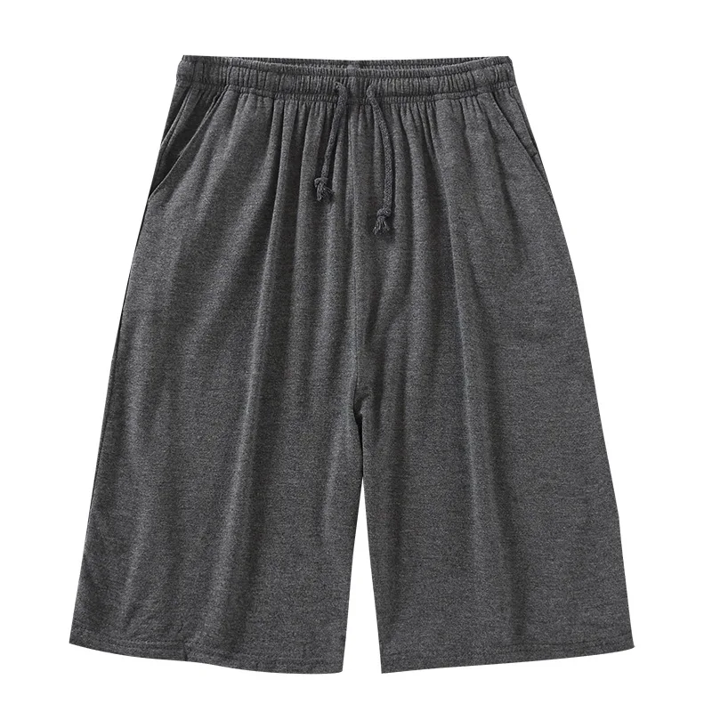 

Spring Summer Modal Men's orts Loose Fit Home Leisure Large Size Spwear Sportswear Outerwear High Elastici Five-Quarte...