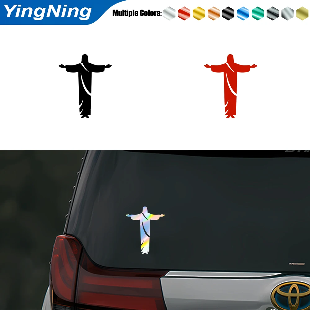 

Fashion Jesus Pattern Car Stickers Waterproof Auto Rear Window Body Bumper Trunk Vinyl Decals Funny Car Decoration Accessories