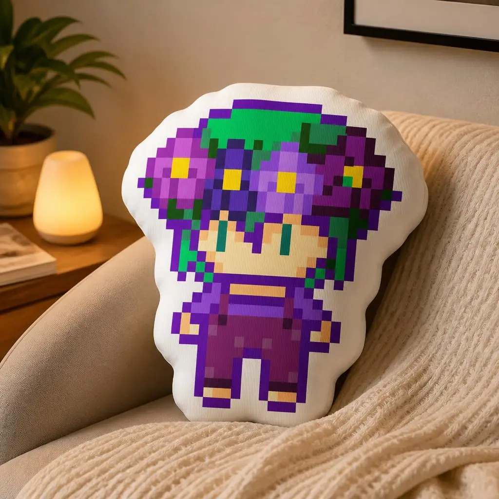 Omori Basil Plush Pillow Cushion Irregular Stuffed Throw Pillow Home Decor Gift Sofa Bed Couch