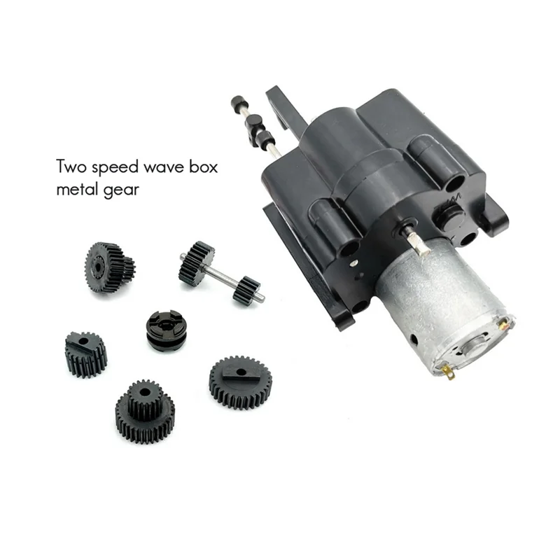 Latest For WPL Two-Speed Wave Box Metal Wave Box Gear Upgrade DIY Modified Parts Accessories