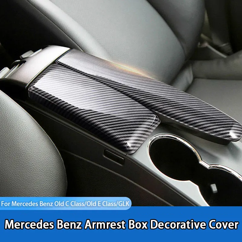 

Car Central Control Armrest Storage Box Trim Panel Cover For Mercedes Benz C W204 E W212 E Class W212 GLK CLS Interior Accessory