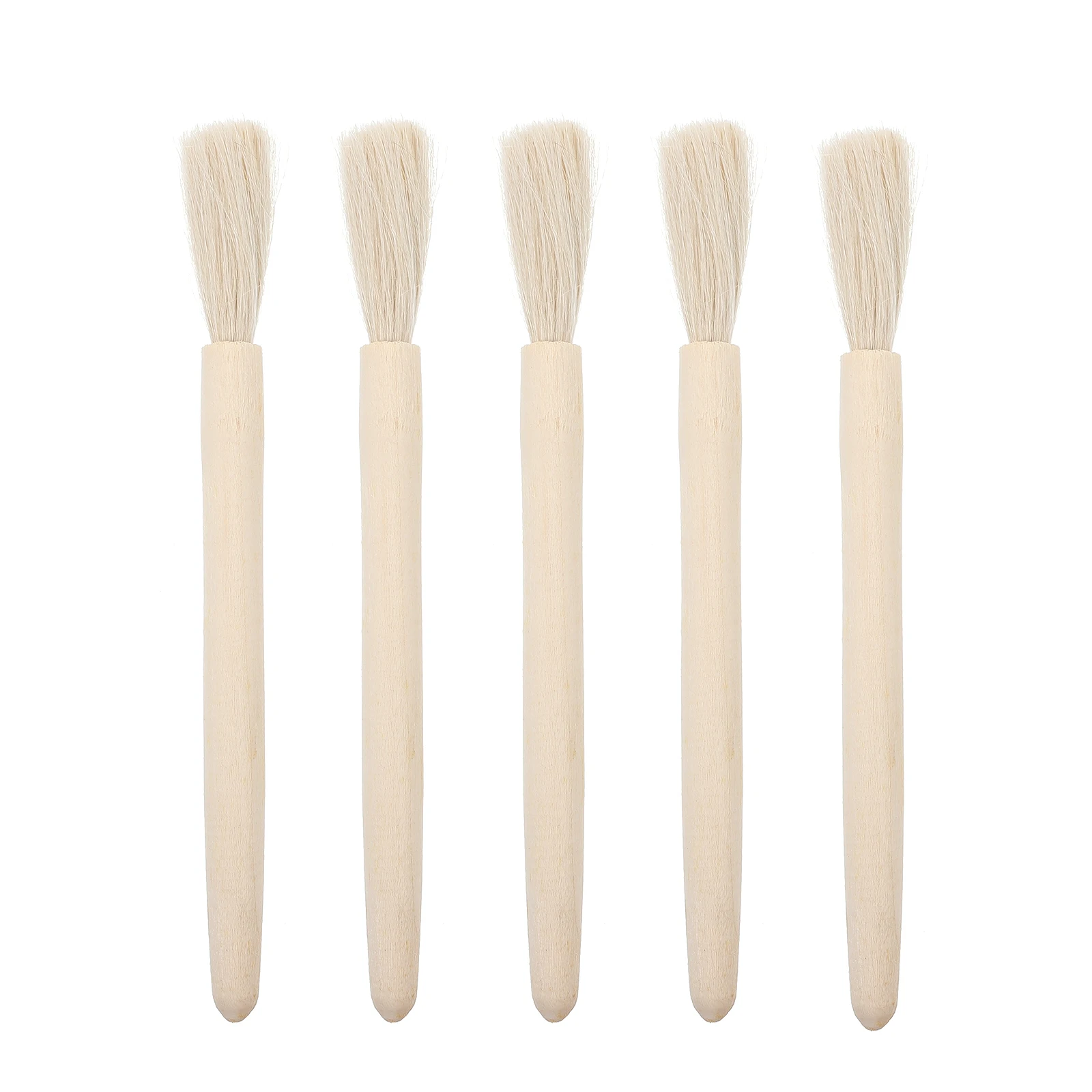

5pcs Long Handle Fine Bristles Reusable Laboratory Cleaning Tool Smooth No Burr Science Brushes Glass Tube Pan