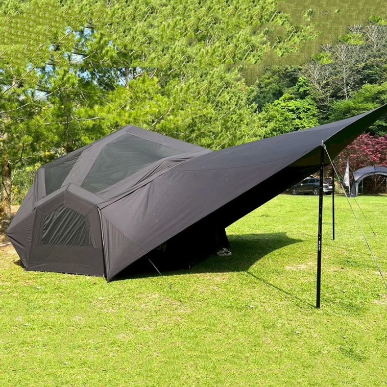

Hot sale! For Winter Air Inflatable Travel Tents Outdoor Camping Stove Jack Black Air Canopy Tent- Limited time discount