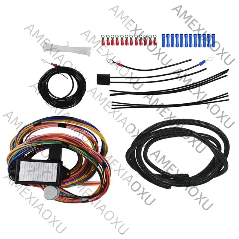 

14 Return Wire Harness Universal Models Car Wire 12V Voltage Return Wire Harness Kit