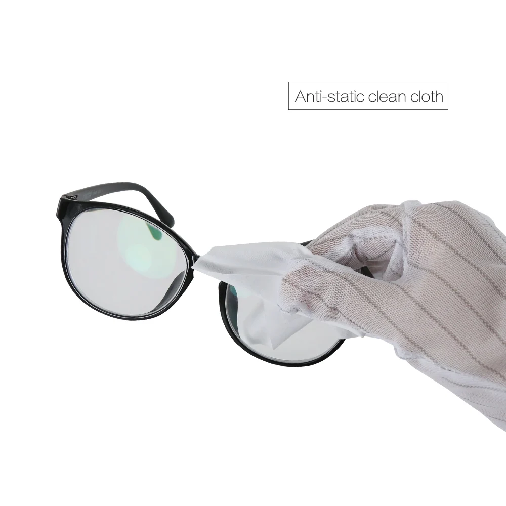 400Pcs/Pack Sunglasses Cloth  Cleaning Cloth Glasses Mobile Phone Screen Glass Lens Cleaner Eyewear Accessory