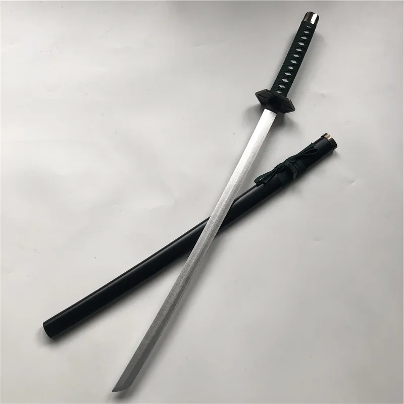 Anime  Aizen Sousuke Sword Kyoukasuigetsu Wooden Sword Zanpakutou Weapon Props for Cosplay Sword  1:1 Ninja Knife 100cm
