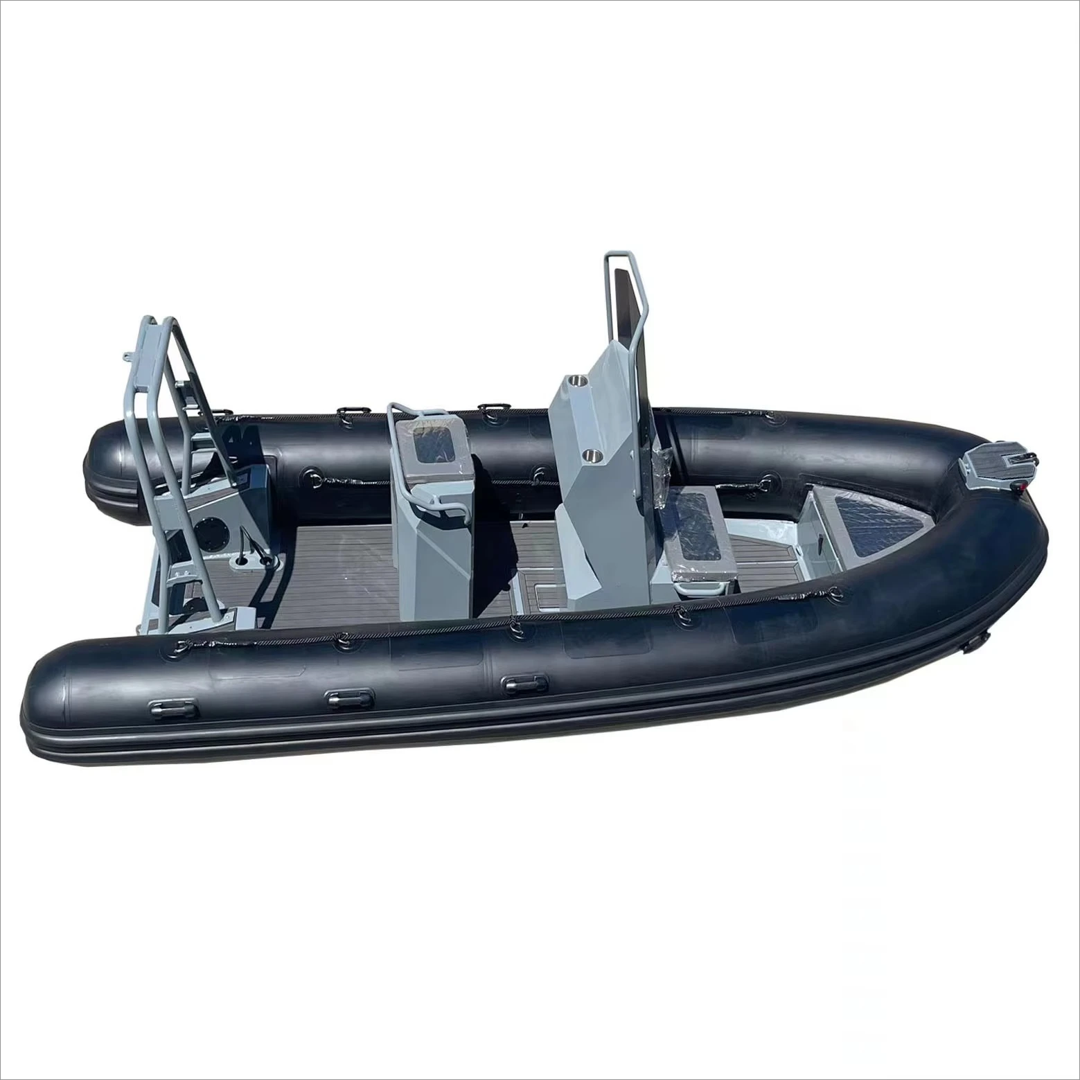 17.7ft CE Certified Ocean Master Aluminum Rhib540 PVC/Hypalon/Orca Inflatable Boats