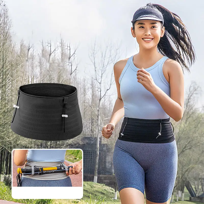 

Elastic Sport Waist Bag Pack Running Race Belt Triathlon Marathon Race Cycling Mountaineering Phone Waist Bag With Elastic Bands