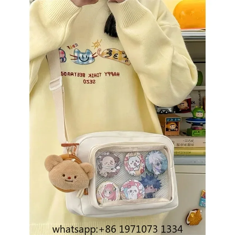New Japanese JK Crossbody Bags Ulzzang Women Shoulder Bag Small Cute Lolita Itabag Girls Display Plate Kawaii Ita Bag