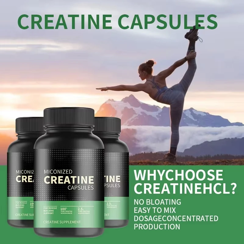 Micronized Creatine Monohydrate Capsules,Supports Muscle Building, Strength & Power, Banned Substance Tested,60 Count