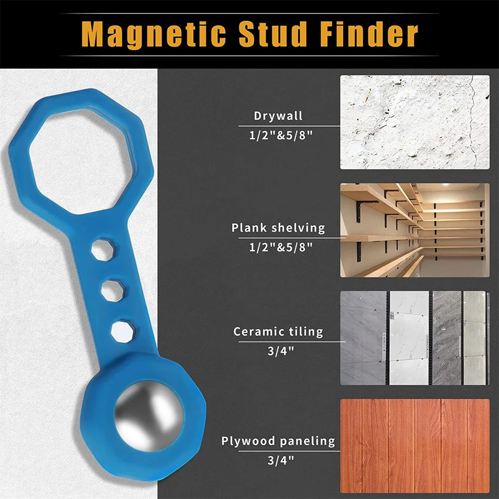 ABLK Stud Finder Wall Scanner,27 Pounds Pull Magnetic Power,No Batteries Required Wall Stud Finder Stud Finder for Drywall A