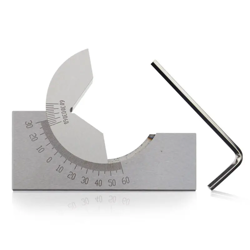AP25 AP30 AP46 Adjustable Angle Gauge 0-60° Precision Micro Angle Block Sine V-Block Grinder Milling Machine Machinist Measuring