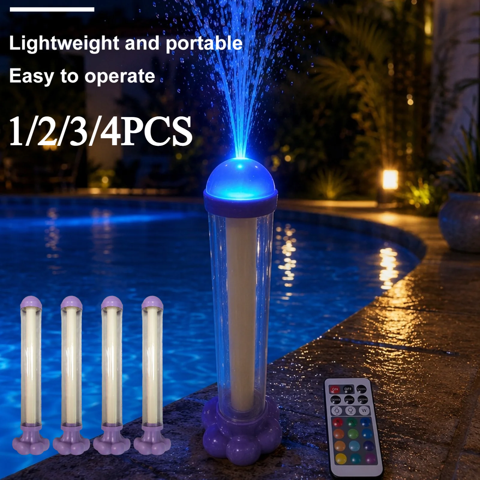 Spray Water Gun Outdoor Splash Games for Pool Lawn Party Kids Summer Water Spray Toys Gift LED Glowing Rainbow Water Blaster