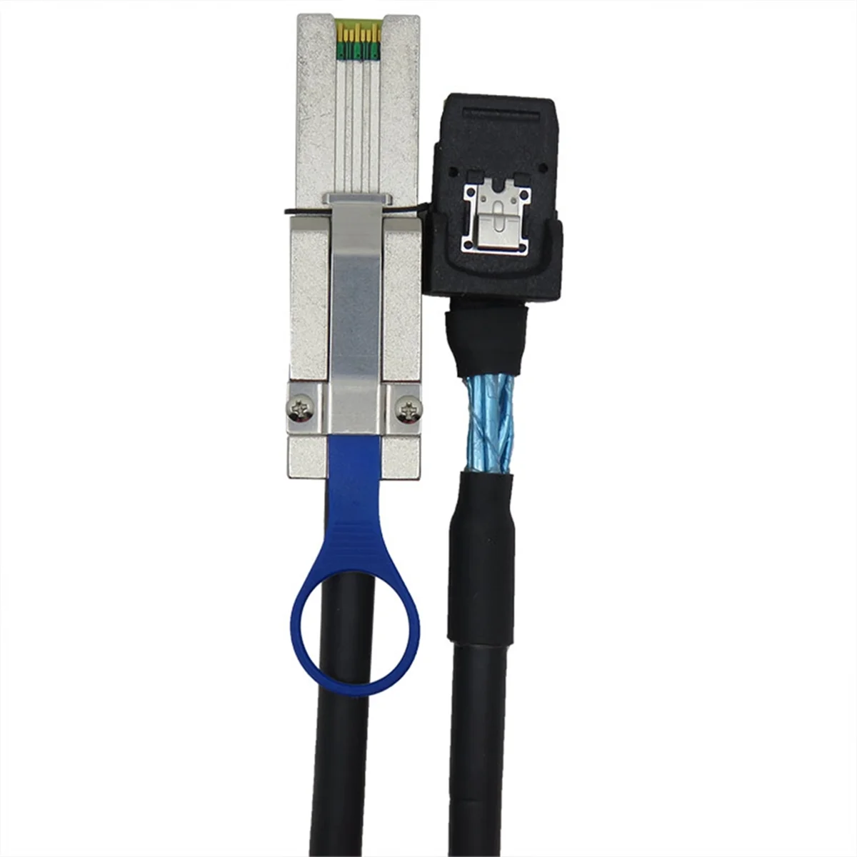 2025 New Best Quality Two Colors 1M Mini SAS 26P SFF-8088 to SFF-8087 36P Direct Attach Copper Cable Support 12Gb