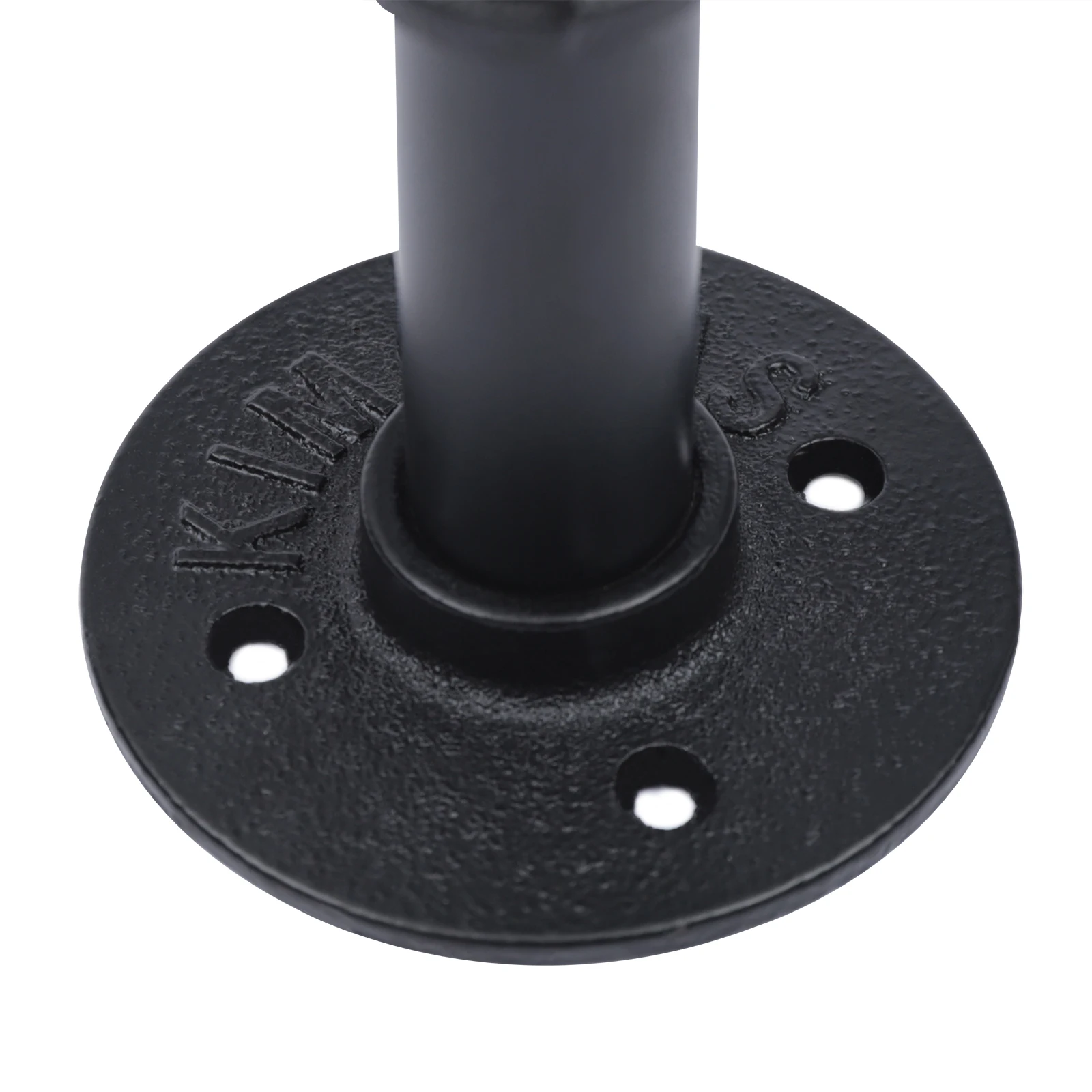 Industrielles 1-stufiges Wandregal aus hochwertigem Material, rustikales Regal, platzsparend, korrosionsbeständig, für Wohnzimmer/Schlafzimmer/Küche – Detail 6